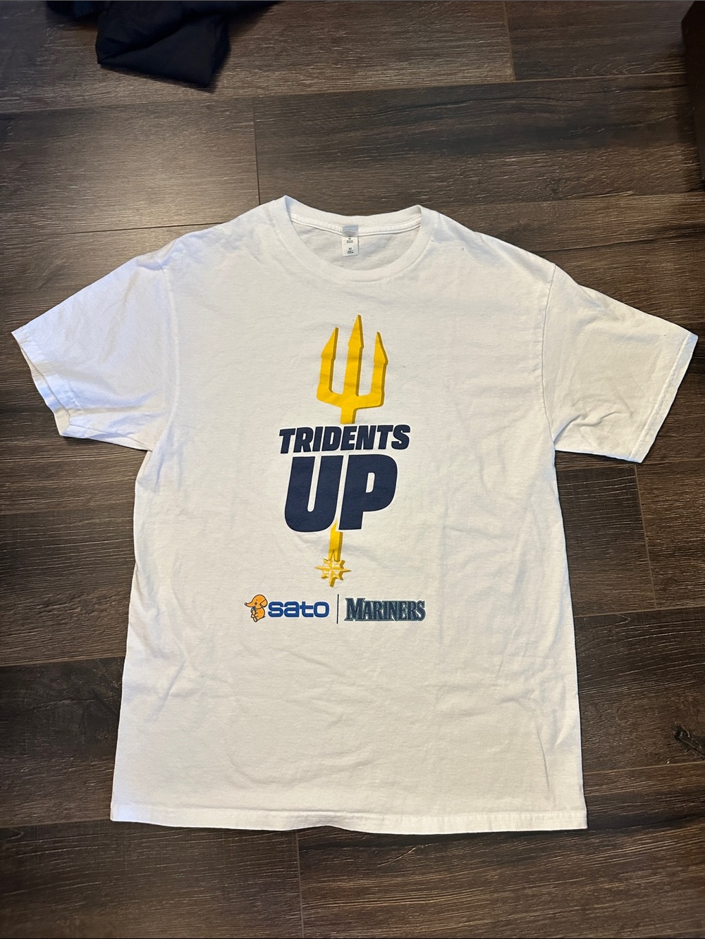 Mariners baseball - Fruit of the Loom White Tee